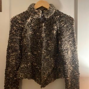 Womens Wool/Mohair Single Button Jacket - Small